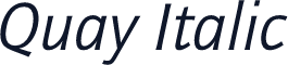 Quay Italic