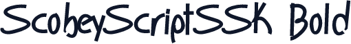 ScobeyScriptSSK Bold