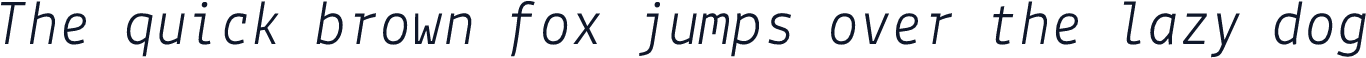 Lekton Nerd Font Propo Italic