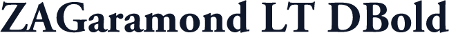ZAGaramond LT DBold