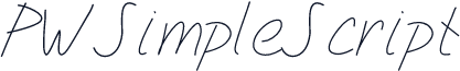 PWSimpleScript