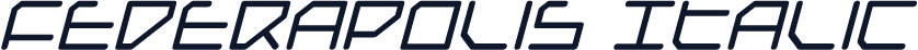 Federapolis Italic