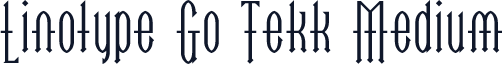 Linotype Go Tekk Medium