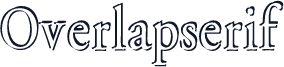 Overlapserif