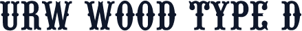 URW Wood Type D