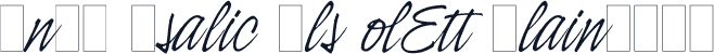 Indy Italic Alt LET Plain:1.0