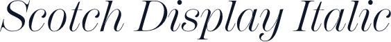 Scotch Display Italic