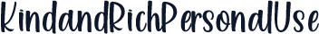 KindandRichPersonalUse