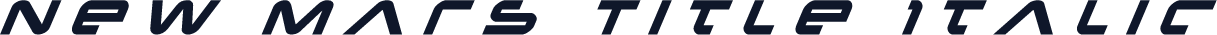 New Mars Title Italic