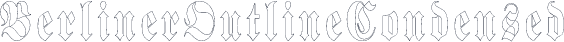 BerlinerOutlineCondensed