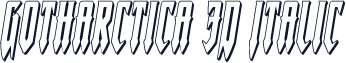 Gotharctica 3D Italic