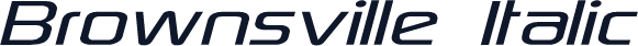 Brownsville  Italic