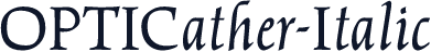 OPTICather-Italic
