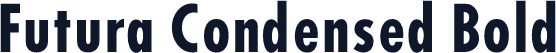 Futura Condensed Bold