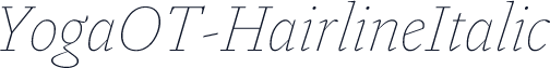 YogaOT-HairlineItalic