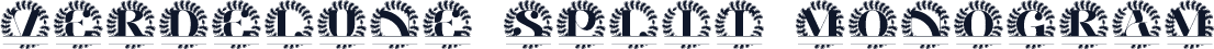 Verdelune Split Monogram