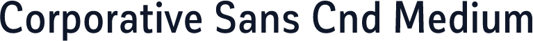 Corporative Sans Cnd Medium