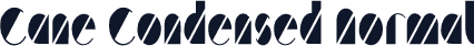 Cane Condensed Normal