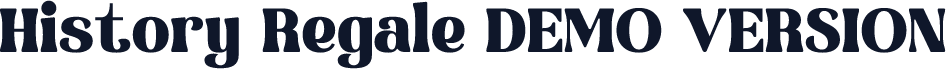 History Regale DEMO VERSION