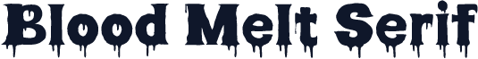 Blood Melt Serif