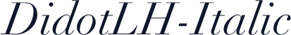 DidotLH-Italic