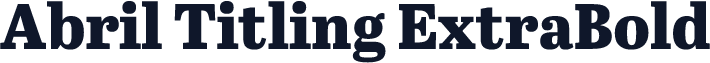 Abril Titling ExtraBold