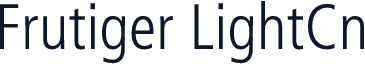 Frutiger LightCn