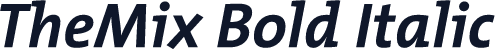 TheMix Bold Italic