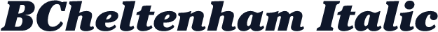 BCheltenham Italic