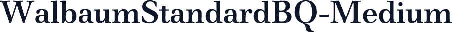 WalbaumStandardBQ-Medium