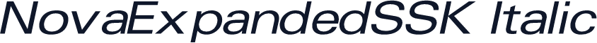 NovaExpandedSSK Italic