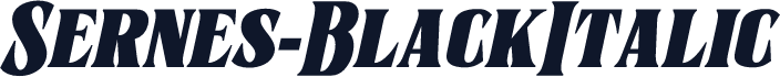 Sernes-BlackItalic