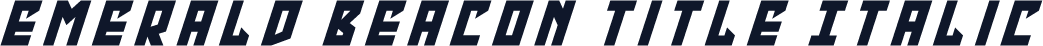Emerald Beacon Title Italic