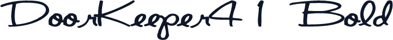 DoorKeeper41 Bold