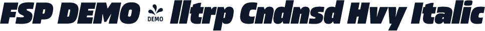 FSP DEMO - lltrp Cndnsd Hvy Italic
