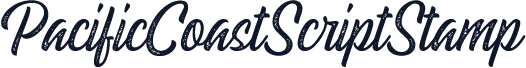 PacificCoastScriptStamp