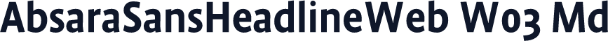 AbsaraSansHeadlineWeb W03 Md