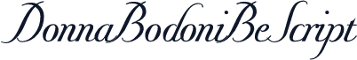 DonnaBodoniBeScript