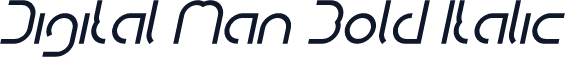 Digital Man Bold Italic