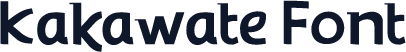 Kakawate Font