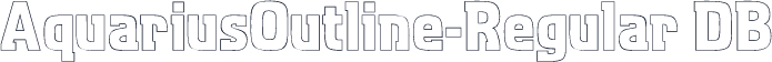 AquariusOutline-Regular DB