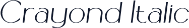 Crayond Italic