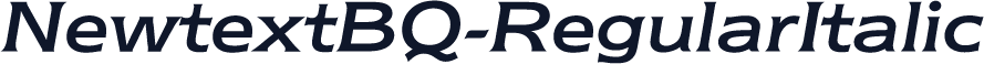 NewtextBQ-RegularItalic