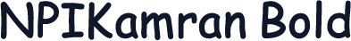 NPIKamran Bold