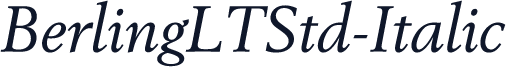BerlingLTStd-Italic