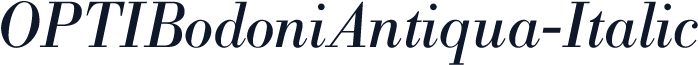 OPTIBodoniAntiqua-Italic