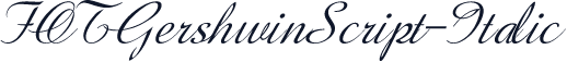 FOTGershwinScript-Italic