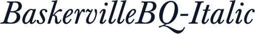 BaskervilleBQ-Italic