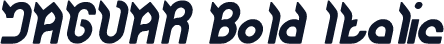 JAGUAR Bold Italic