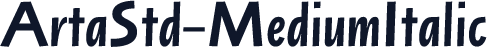ArtaStd-MediumItalic